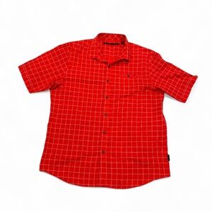 SEAN JOHN Red Checkered Men's Shirt Size XL